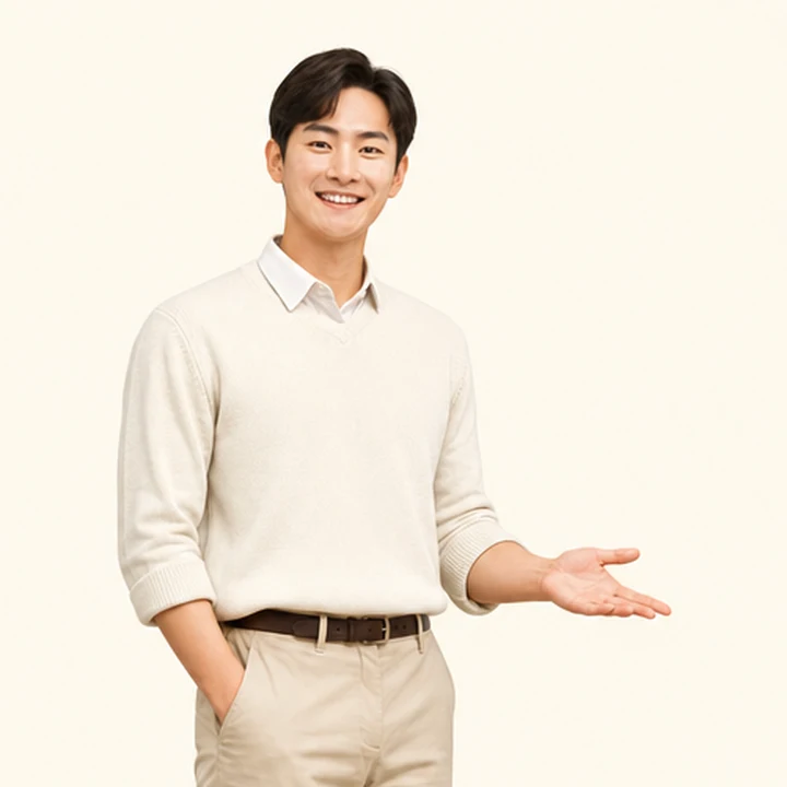 신용불량자 중고차 장기렌트카 상담 신청을 안내하는 담당자